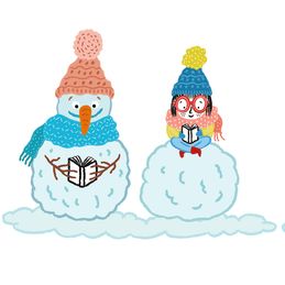 07.Reading girl and snowman